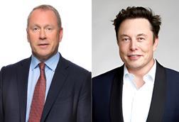Nicolai Tangen (NBIM) and Elon Musk (Tesla)