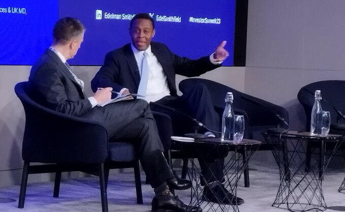 Edelman Smithfield global head of financial services Andrew Wilde speaks to Bim Afolami Edelman Smithfield global head of financial services Andrew Wilde speaks to Bim Afolami