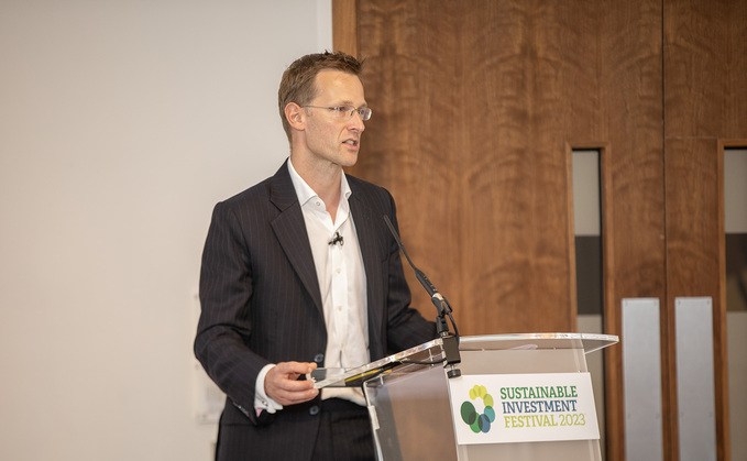 Sackers partner Stuart O’Brien (pictured), speaks at the Sustainable Investment Festival Sackers partner Stuart O’Brien (pictured), speaks at the Sustainable Investment Festival
